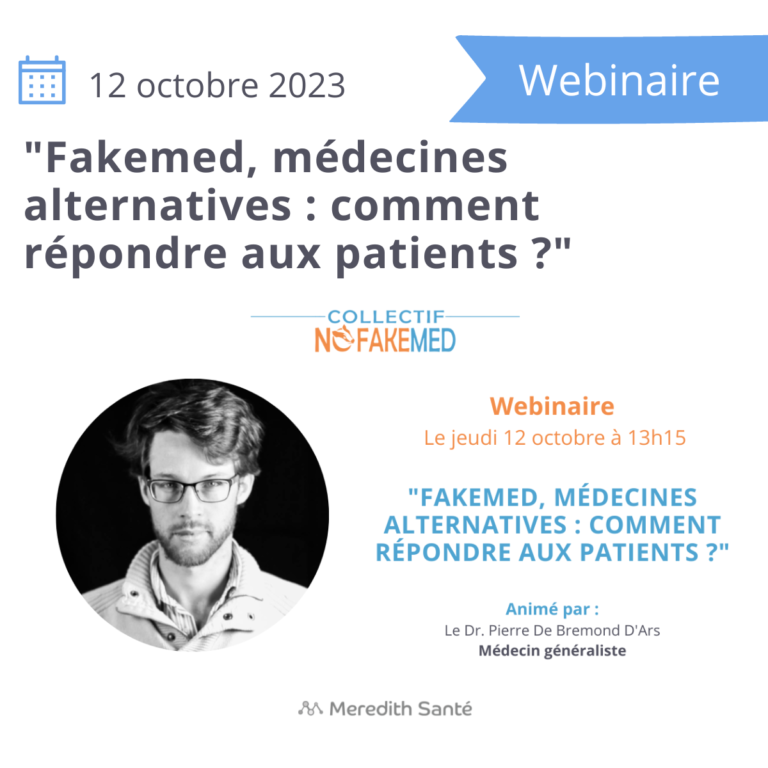 Lire la suite à propos de l’article Médecines alternatives – Comment répondre aux patients ?